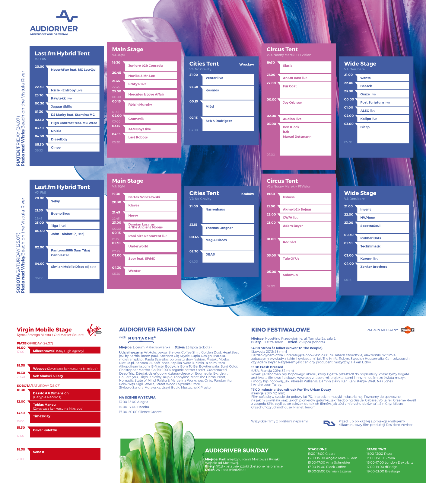 Audioriver 2015 - timetable